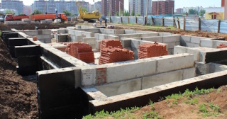 Фундаменты промышленных зданий в Ялуторовске цена от 24735 руб. - заказать строительство фундамента промздания под стальные колонны